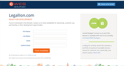 Desktop Screenshot of legallion.com